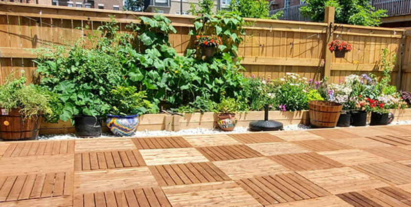 (Wide Board) Pressure Treated Wood - Deck Tiles